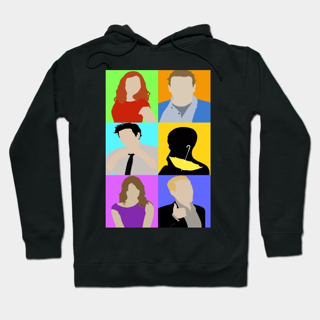 HIMYM (Minimalist Collage) Hoodie by tytybydesign